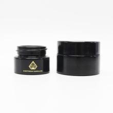 5ml UV gel dark violet black glass jar for cosmetic cream VJ-68S